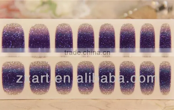 Glitter Nail Sticker Spring Nail Stickers Colourful Nail Sticker photo-2