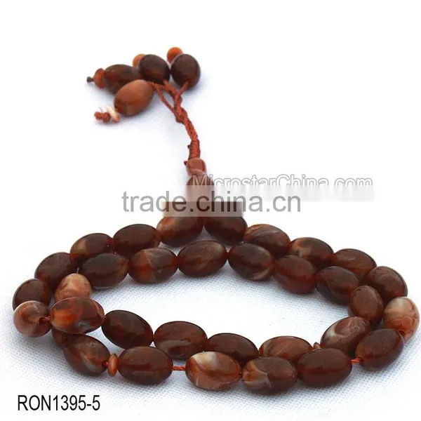 Cherry Amber Color 33pcs Islamic Prayer Beads Misbaha Rosary Tesbih Misbaha Quality Choice photo-4