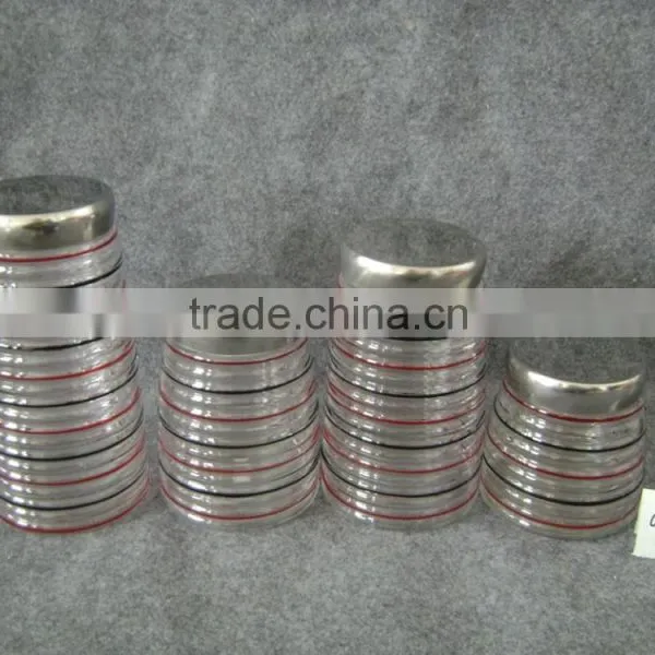 Colorful Glass Jar With Metal Lid photo-2