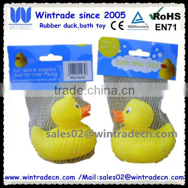 Multicolor Race Small or Floating Large Plastic Duck