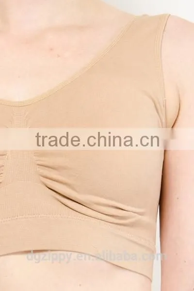 Hot Sexy Girls Without Underwear Wholesale Seamless Sexy Bra photo-6