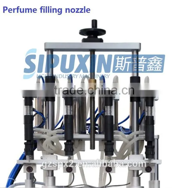 Sipuxin_Semi Auto 4 Heads Pneumatic Perfume Filling Machine With High Precision photo-3