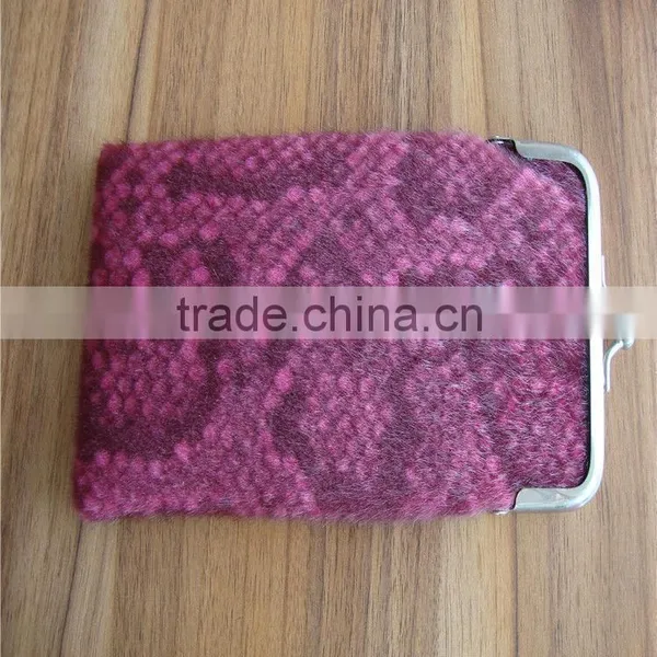 Design Personalized Ladies Suede Jewelry/Tool Button Pouch