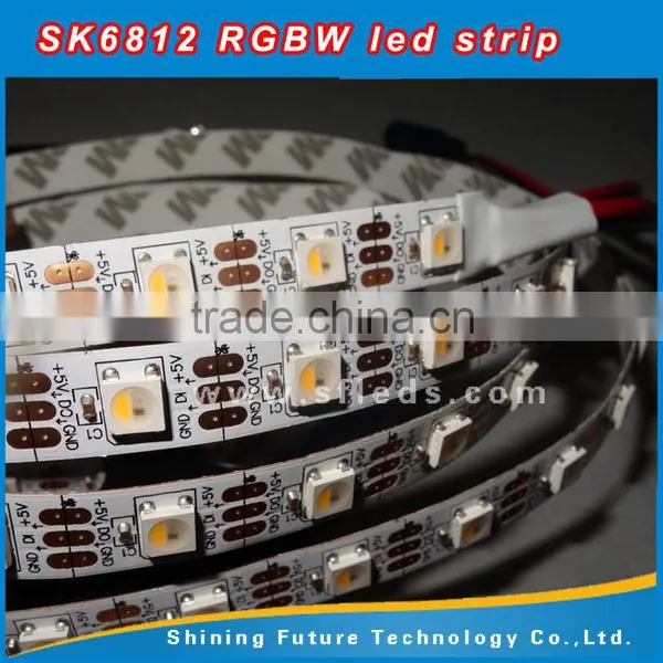 SK6812 Addressable 5050SMD RGBW LED Strip Black/White LED Diode photo-2
