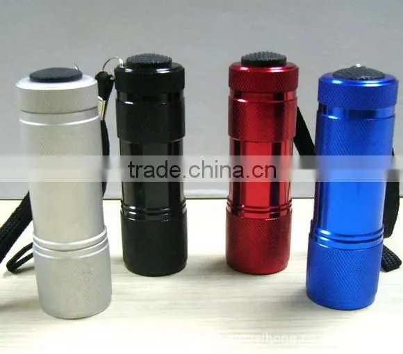 9 Led Aluminum Led Flashlight