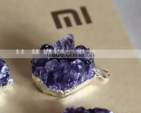Cute Natural Amethyst Pendants Jewelry photo-2