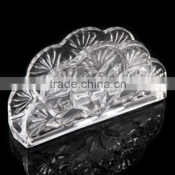 Glass Napkin Ring Glass Napkin Holder Glass Card Holder Restaurant Napkin Holder