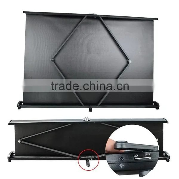 Mini Projection Screen 40 Inch(4:3) Portable Table Screen /desktop Screen/portable Projector Screen photo-2