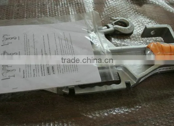 Forklift Lifting Hook, Double Fork, Single Swivel Hook, 4000 Lb., Fork Pocket Size 2-1/2" H x 6-3/4" photo-4
