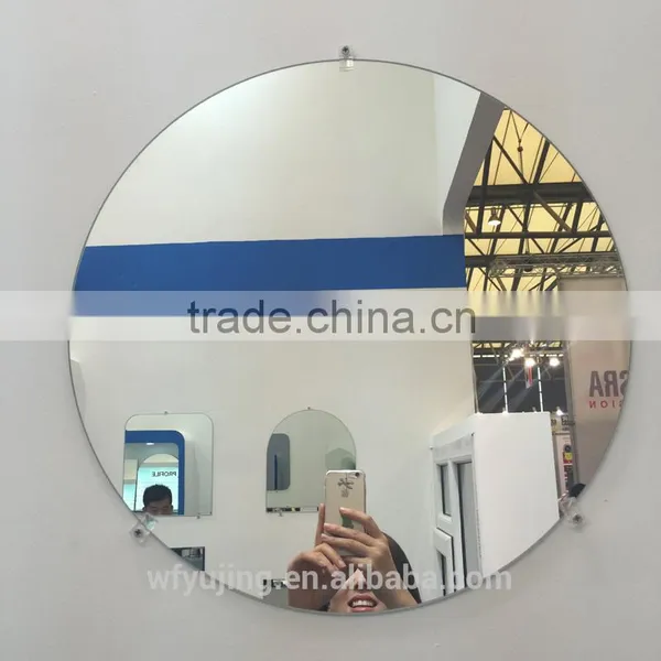 2-6mm Custom Beveled/round Polish Silver Decorative Wall Mirror photo-4