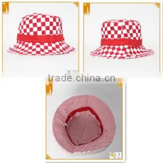Female Printed Multi Panels 100% Cotton Custom Bucket Hat Wholesale photo-4