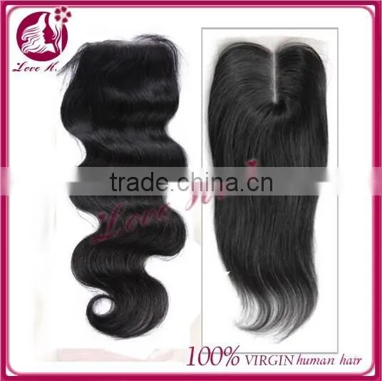 2015 Hot Selling Very Smooth 7a Top Standard Virgin Brazilian Body Wave Lace Closures photo-3