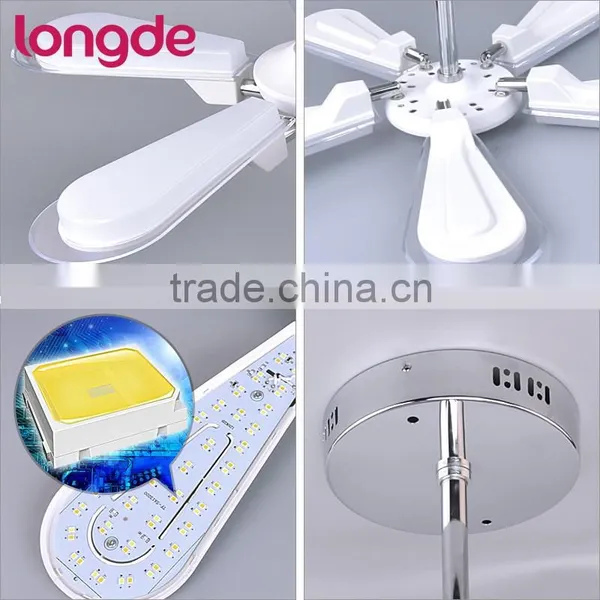 33W CCT Adjustable Retractable Fan Shape LED Ceiling Pendant Lamp With CE-LVD/EMC/RoHS/ Photo-Biological Safety photo-5