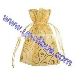 organza draw string bag