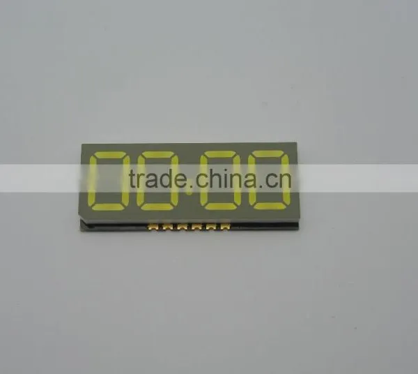 High Brightness Good Reliability 4 Digit 7-segment SMD LED Display photo-2