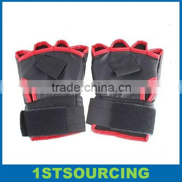 Twin Leather Boxing Gloves for PS3 Black And Red