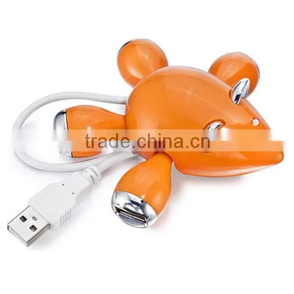 4-Port Mouse Shaped USB 2.0 Breakout Super Hub photo-3