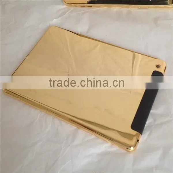 Factory,high Quality New Unique Design for Ipad 3 24k Gold Housing Back Cover Mirror Finish photo-2