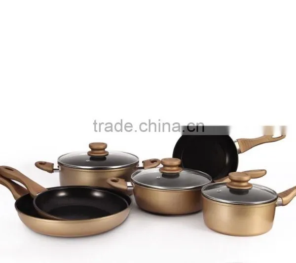 7 PCS Colorful Forged Steel Palm Restaurant Cookware photo-3