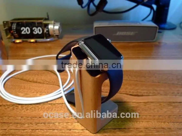 Real Wooden Stand For Apple Watch Charging Stand From China Supplier. photo-2