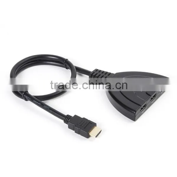 Top Selling! Wholessale Hdmi Splitter to Hdmi and Component , 3 HD Input 1 Output for Various Devices photo-3