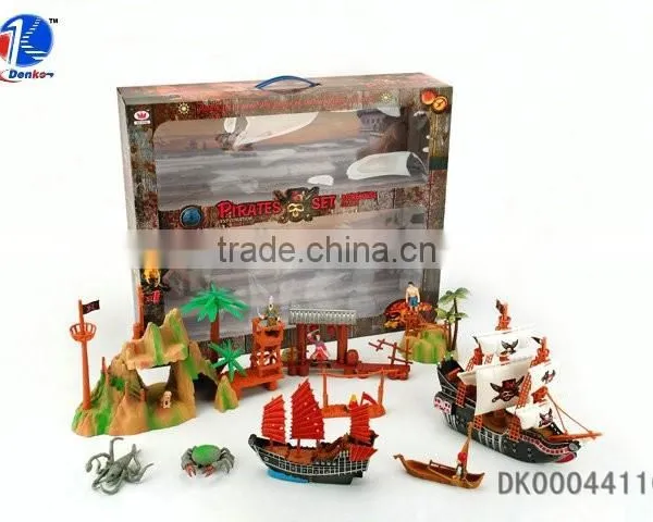 Kids Pirate Set Toy Model Pirate Ship