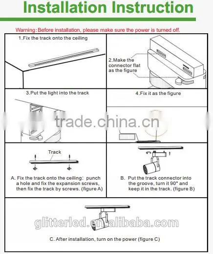 New Arrival LED Track Light 90LM/W PF>0.95 Ra>90 Led Track Light 5 Year Warranty photo-3