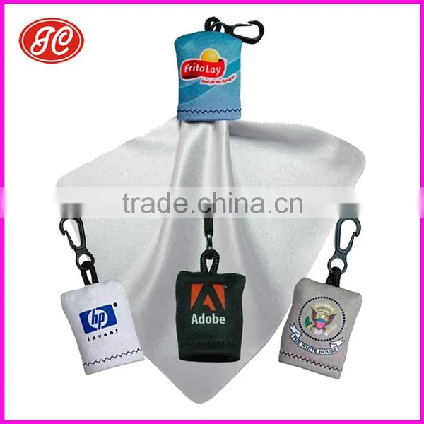 Factory Direct Glasses Cleaning Cloth Keychain photo-3