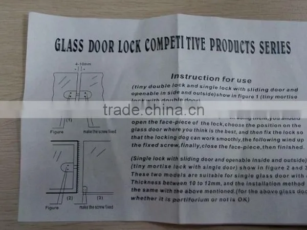 Stainless Steel Door Lock for Glass Door photo-3
