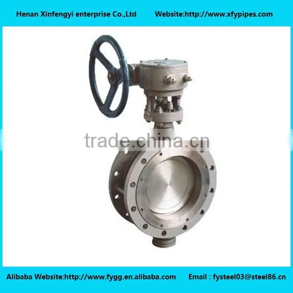 Stainless Steel Double Flange Worm Type Butterfly Valve Supplier photo-6