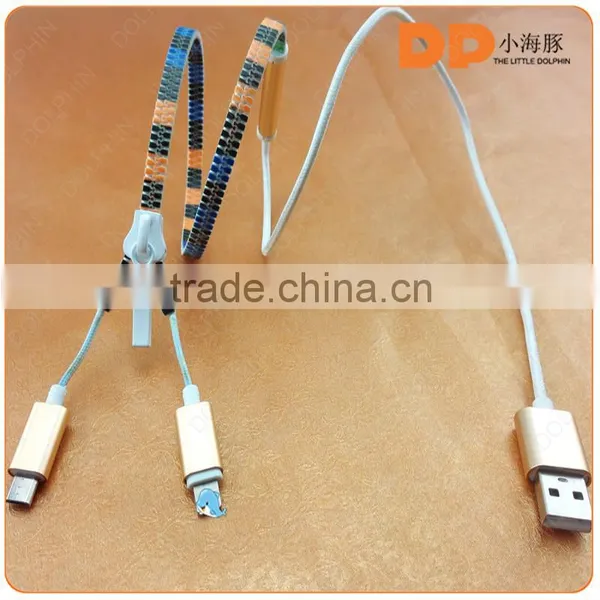 New Design 2 In 1 Micro USB Cable Charge and Sync USB Cable for Mobile Phones photo-4