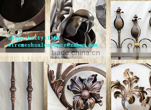 Philippines Back Solid Wrought Iron Gate From Anping Factory