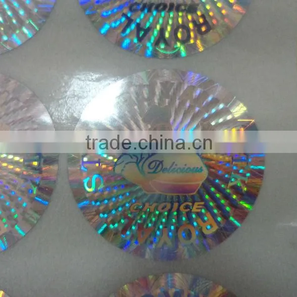 Direct Manufacture Cheap Colorful Hologram Label Sticker Printing Self Adhesive Labels Stickers photo-2