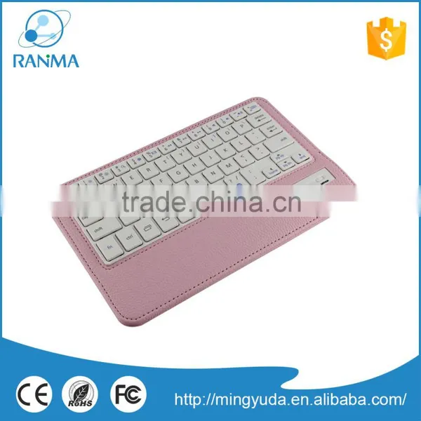 Leather Waterproof Tablet pc Wireless Bluetooth Keyboard Leather Case for Samsung photo-4