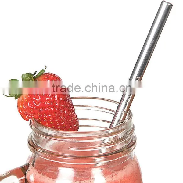 Hot Sale Stainless Steel Straws for Drink 6 Pcs With 2 Cleaner Brush Cleaning Brush Included photo-4