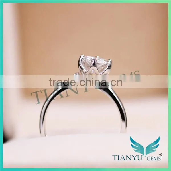 Moissanite Reviews Opinionsmoissanite Size Chart Moissanite Knife Edge Ring Shank photo-4