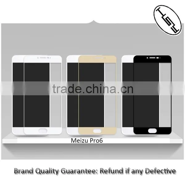 HUYSHE Cell Phone Anti-expolsion Screen 2.5D Full Cover Guard 9H Tempered Glass Protector for Meizu Pro 6 photo-3