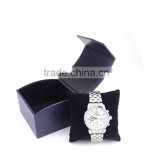Chinese Factories Wholesale Custom High-grade Leather Watch Box, Dark Blue Creative Gift Boxes photo-2