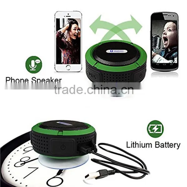 Factory Wholesale Wireless Waterproof Bluetooth Shower Speaker With Scuker photo-2