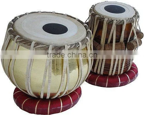 Professional 2.5 KG Brass Bayan Shesham Wood Dayan Musical Instrument India Indian Tabla Drums Set photo-2