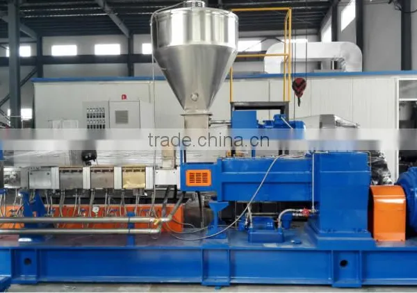 PP PE and Calcium Carbonate Masterbatch Filler Granules Extruder Making photo-3