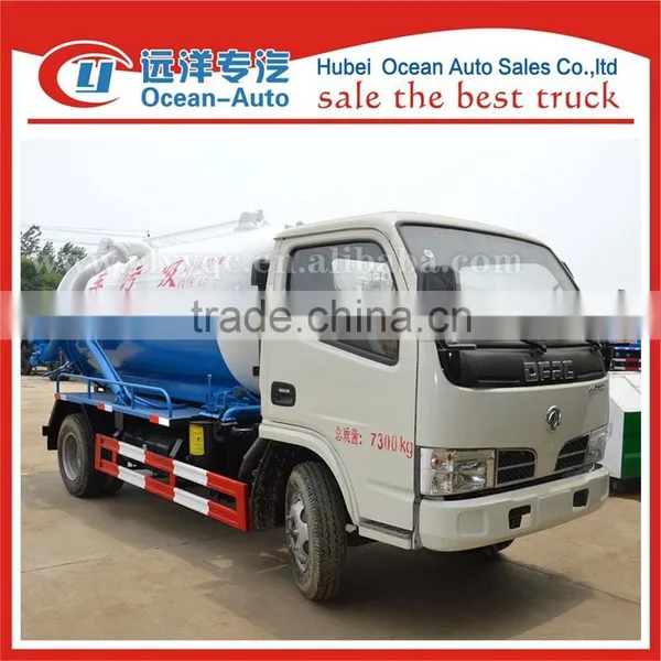 Aluminum Vacuum Tank Truck 4000L With Optional Chassis photo-4