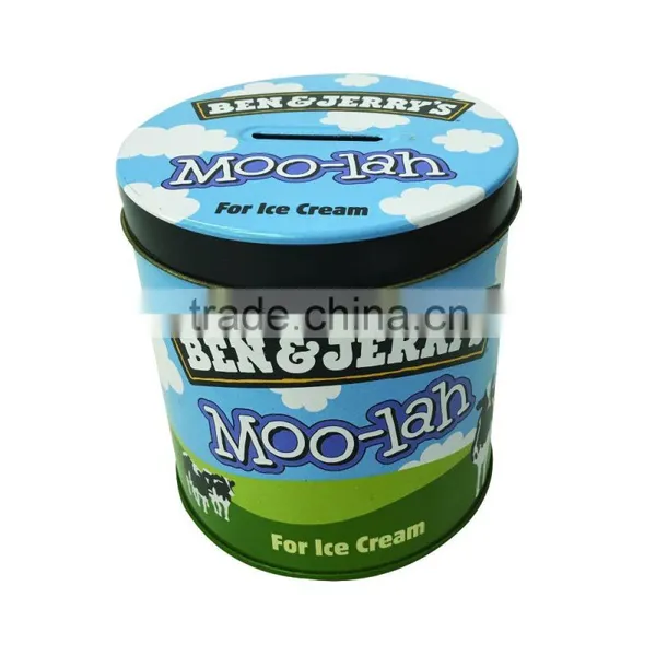 1L Printed Colorful Round Tin Food Grade Wholesale photo-5