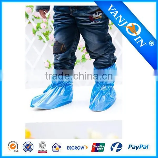 Reusable Waterproof Guard Slip-resistant Women Girls Shoe Covers photo-3