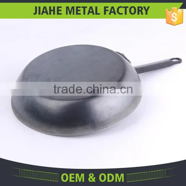 High Quality Carbon Steel Frying Pan With Steel Handle photo-4