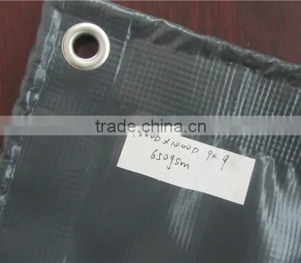 China Manufacture Fumigation Tarpaulin, Grain Store Used Pvc Laminated Tarpaulin photo-5