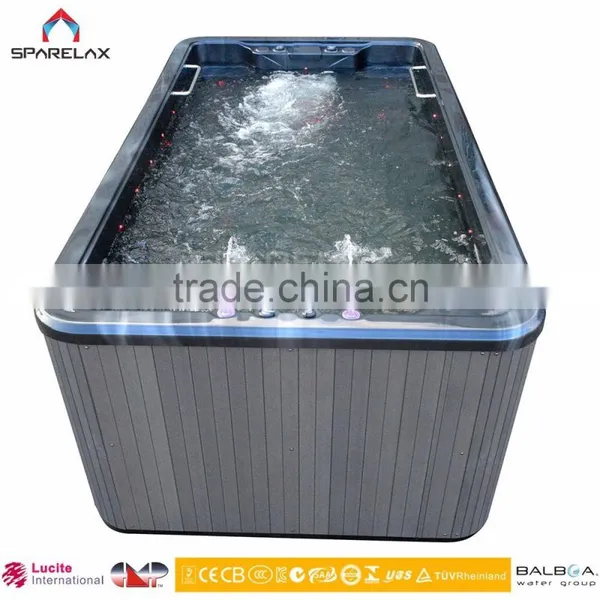Chinese Supplier Fiberglass Swimming Pool Outdoor Family Spa Swimming Pool photo-4