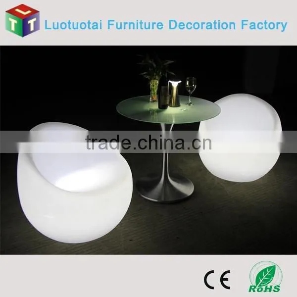 Modern Hotel Nightclub Bar Illuminated LED Sofa LED Chair photo-5