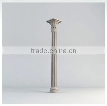 Lobby Decoration Roman Pillar Capitals Head Top Concrete Cement Columns photo-3