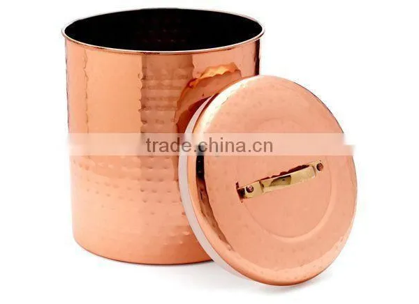 Kitche Canisters, Rose Gold Color Copper Canisters, Elegant Copper Canisters, Copper Jars,decorative Canisters for Kitchen photo-3